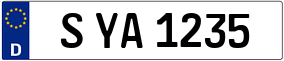 Truck License Plate
